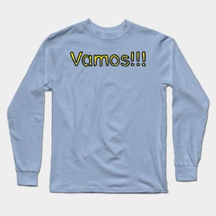 Lets Go in Spanish - (Yellow) Long Sleeve T-Shirt